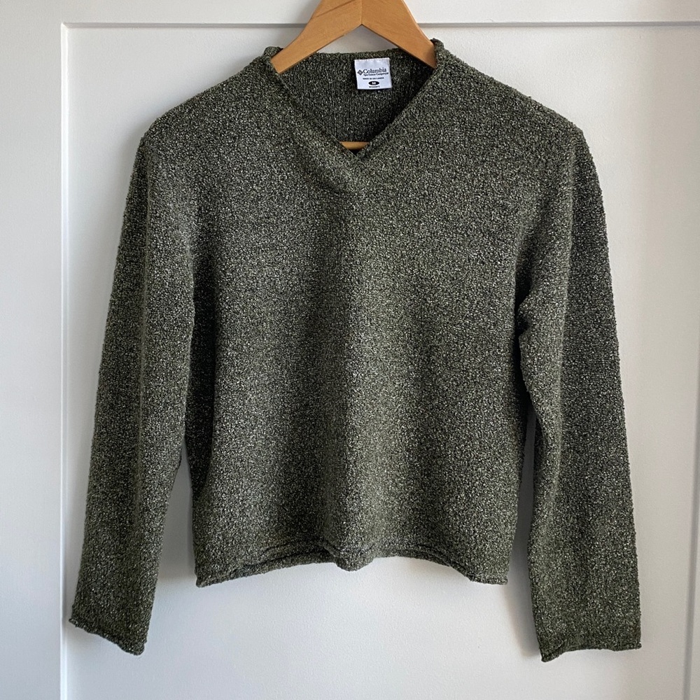 Columbia Boucle Sweater Size M